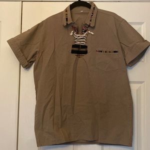 Never Work Before, Detailed Stitched Shirt